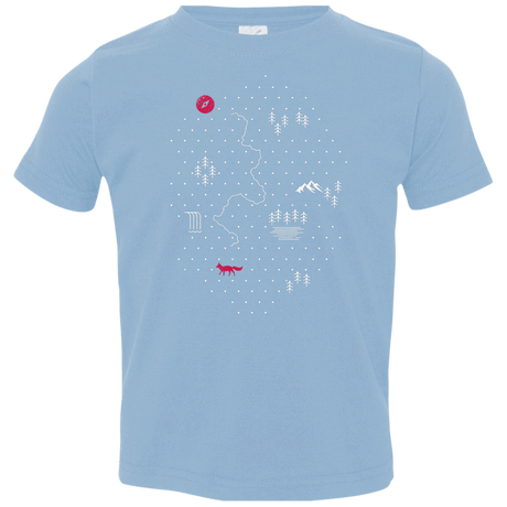 T-Shirts Light Blue / 2T Map of Nature Toddler Premium T-Shirt