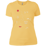 T-Shirts Banana Cream/ / X-Small Map of Nature Women's Premium T-Shirt