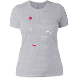 T-Shirts Heather Grey / X-Small Map of Nature Women's Premium T-Shirt