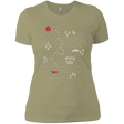 T-Shirts Light Olive / X-Small Map of Nature Women's Premium T-Shirt
