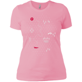 T-Shirts Light Pink / X-Small Map of Nature Women's Premium T-Shirt