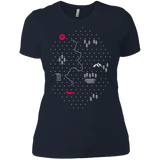 T-Shirts Midnight Navy / X-Small Map of Nature Women's Premium T-Shirt