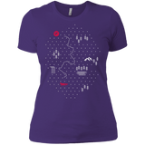 T-Shirts Purple Rush/ / X-Small Map of Nature Women's Premium T-Shirt