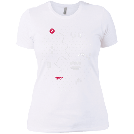 T-Shirts White / X-Small Map of Nature Women's Premium T-Shirt
