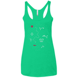 T-Shirts Envy / X-Small Map of Nature Women's Triblend Racerback Tank