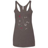 T-Shirts Macchiato / X-Small Map of Nature Women's Triblend Racerback Tank
