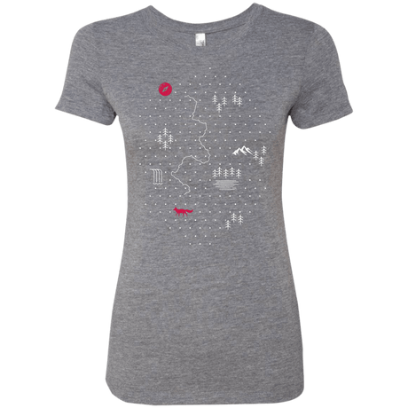 T-Shirts Premium Heather / S Map of Nature Women's Triblend T-Shirt