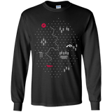 T-Shirts Black / YS Map of Nature Youth Long Sleeve T-Shirt