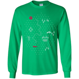 T-Shirts Irish Green / YS Map of Nature Youth Long Sleeve T-Shirt