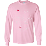 T-Shirts Light Pink / YS Map of Nature Youth Long Sleeve T-Shirt