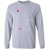 T-Shirts Sport Grey / YS Map of Nature Youth Long Sleeve T-Shirt