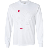 T-Shirts White / YS Map of Nature Youth Long Sleeve T-Shirt