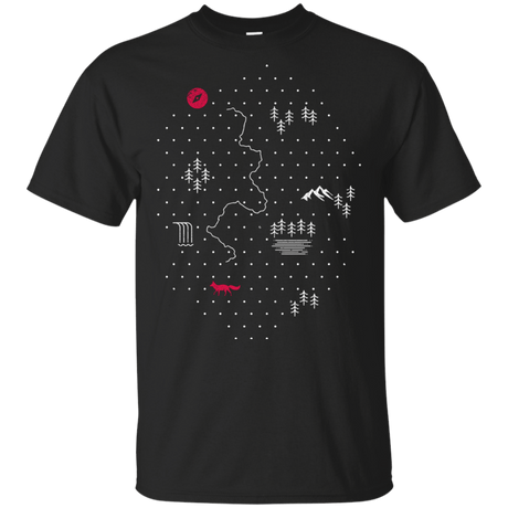 T-Shirts Black / YXS Map of Nature Youth T-Shirt