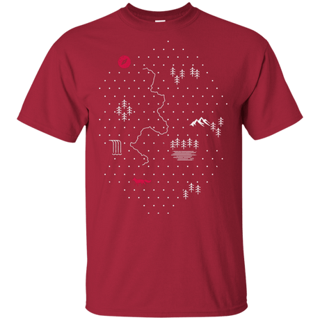 T-Shirts Cardinal / YXS Map of Nature Youth T-Shirt