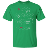 T-Shirts Irish Green / YXS Map of Nature Youth T-Shirt