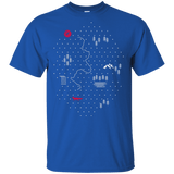 T-Shirts Royal / YXS Map of Nature Youth T-Shirt