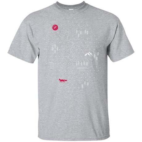 T-Shirts Sport Grey / YXS Map of Nature Youth T-Shirt