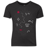 T-Shirts Vintage Black / YXS Map of Nature Youth Triblend T-Shirt