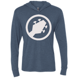 T-Shirts Indigo / X-Small Marceline vs The World Triblend Long Sleeve Hoodie Tee