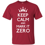 T-Shirts Cardinal / Small Mark it Zero T-Shirt