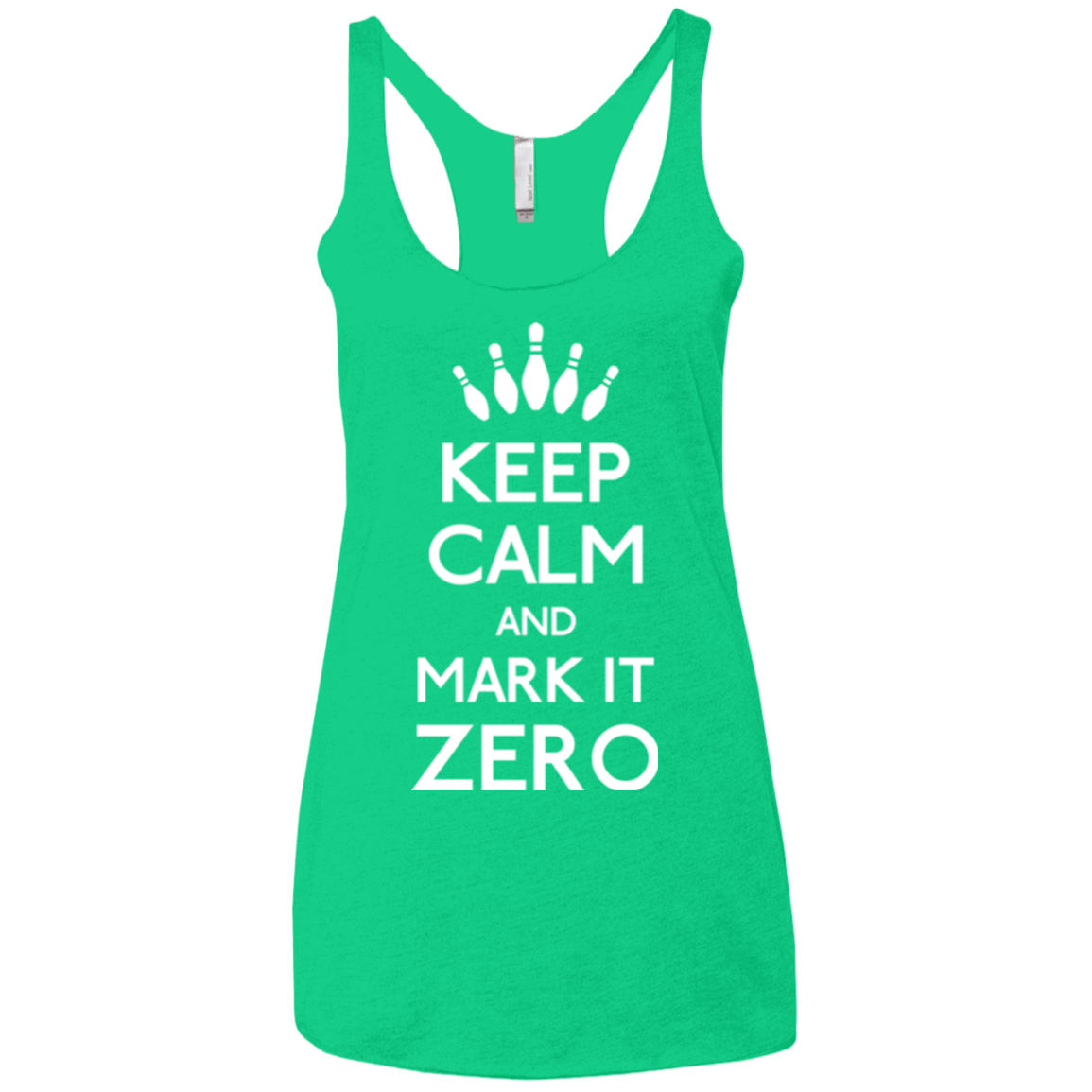 T-Shirts Envy / X-Small Mark it Zero Women's Triblend Racerback Tank