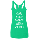 T-Shirts Envy / X-Small Mark it Zero Women's Triblend Racerback Tank