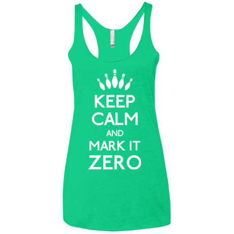 T-Shirts Envy / X-Small Mark it Zero Women's Triblend Racerback Tank