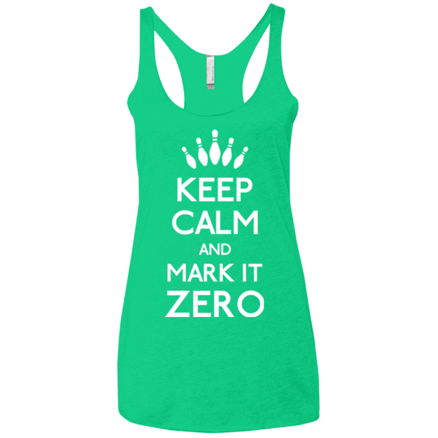T-Shirts Envy / X-Small Mark it Zero Women's Triblend Racerback Tank