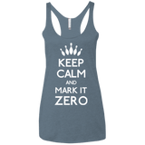 T-Shirts Indigo / X-Small Mark it Zero Women's Triblend Racerback Tank