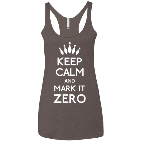 T-Shirts Macchiato / X-Small Mark it Zero Women's Triblend Racerback Tank
