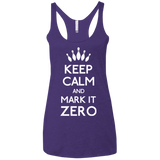 T-Shirts Purple / X-Small Mark it Zero Women's Triblend Racerback Tank