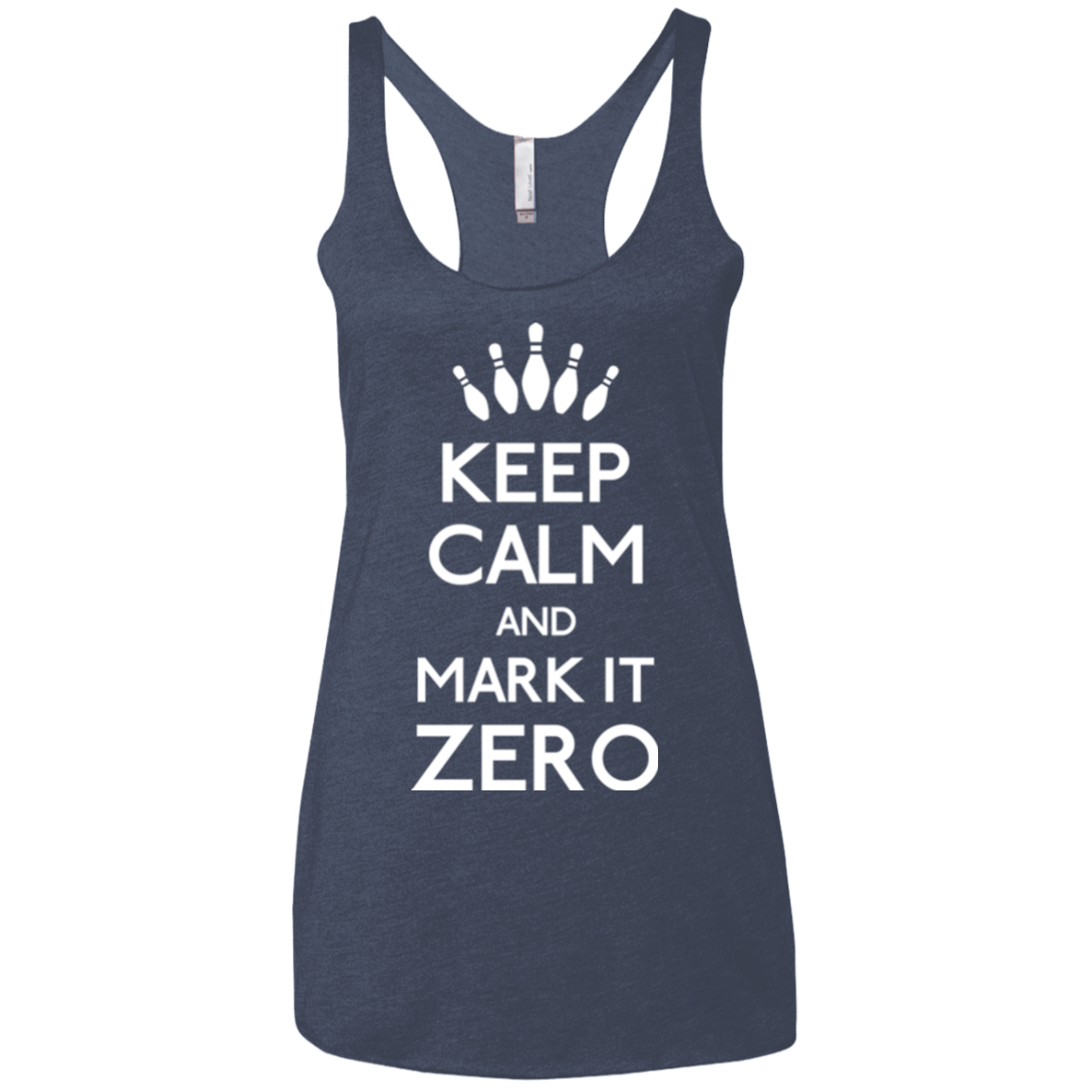 T-Shirts Vintage Navy / X-Small Mark it Zero Women's Triblend Racerback Tank