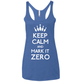 T-Shirts Vintage Royal / X-Small Mark it Zero Women's Triblend Racerback Tank