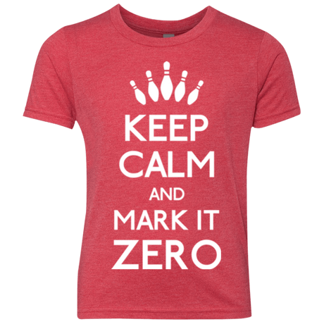 T-Shirts Vintage Red / YXS Mark it Zero Youth Triblend T-Shirt