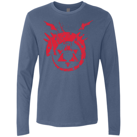 T-Shirts Indigo / Small Mark of the Serpent Men's Premium Long Sleeve