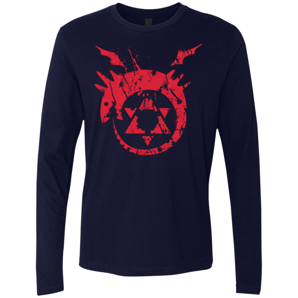 T-Shirts Midnight Navy / Small Mark of the Serpent Men's Premium Long Sleeve