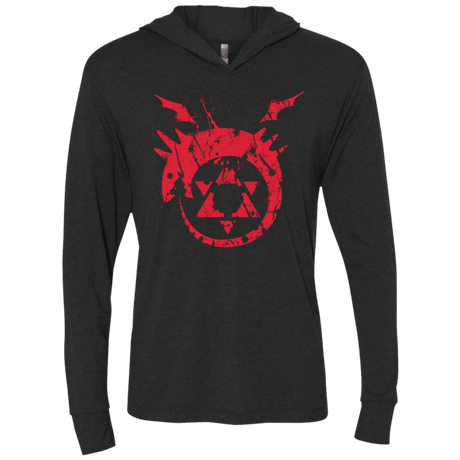 T-Shirts Vintage Black / X-Small Mark of the Serpent Triblend Long Sleeve Hoodie Tee