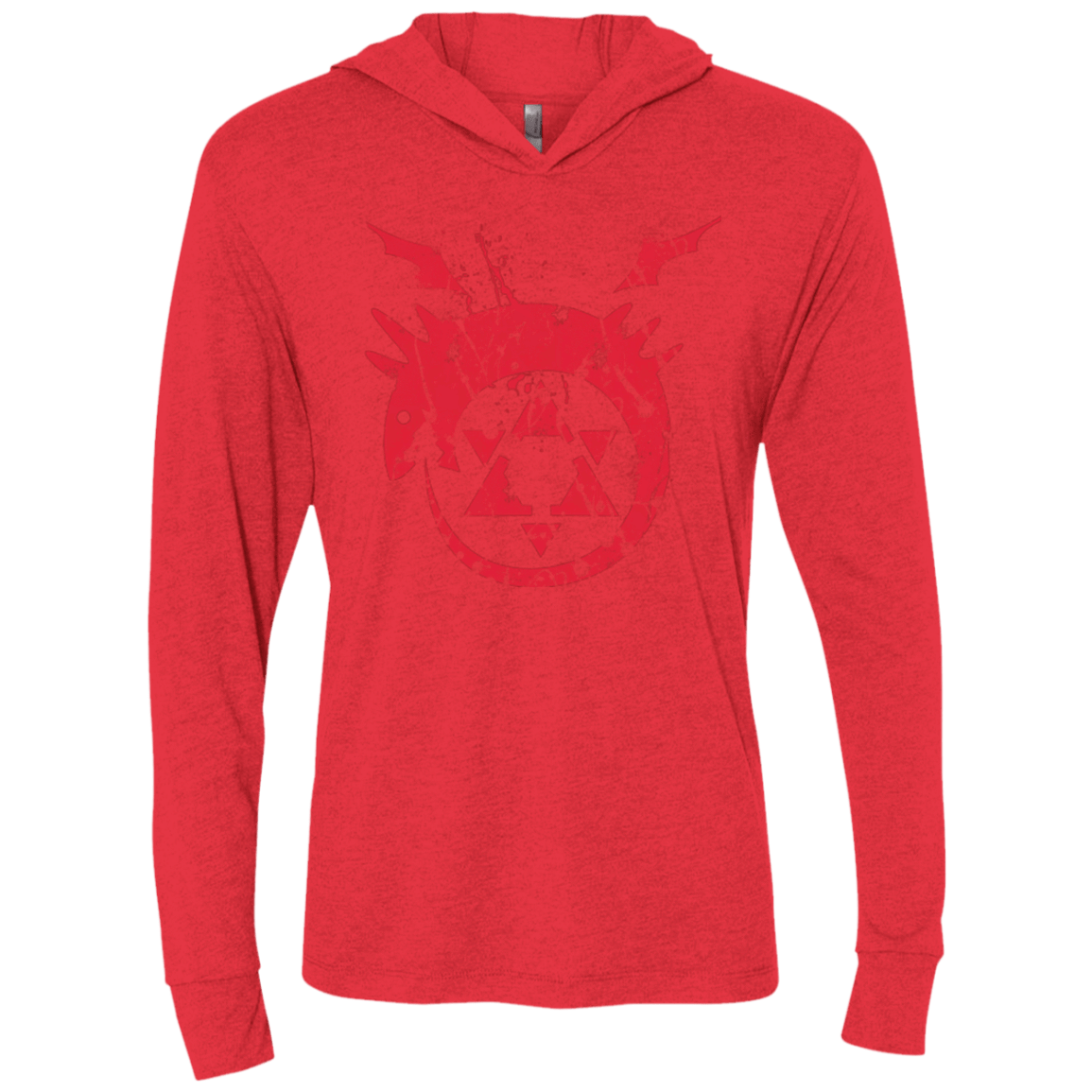 T-Shirts Vintage Red / X-Small Mark of the Serpent Triblend Long Sleeve Hoodie Tee