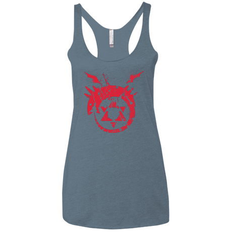 T-Shirts Indigo / X-Small Mark of the Serpent Women's Triblend Racerback Tank