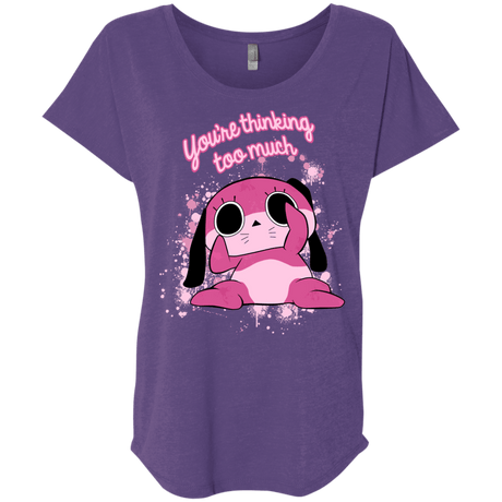 T-Shirts Purple Rush / X-Small Maromi Triblend Dolman Sleeve