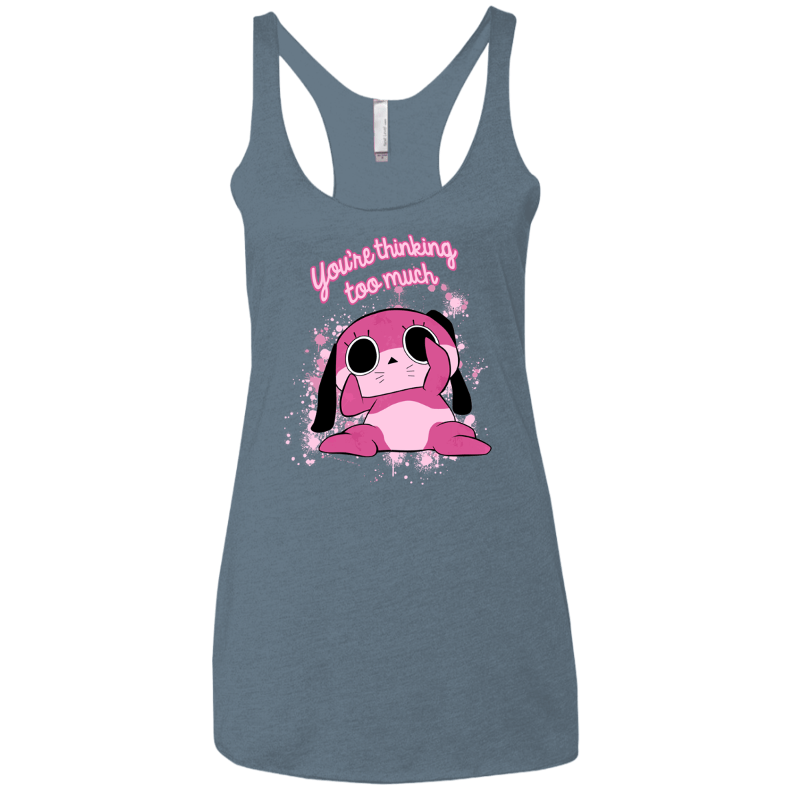 T-Shirts Indigo / X-Small Maromi Women's Triblend Racerback Tank