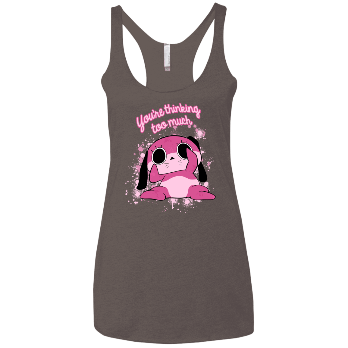 T-Shirts Macchiato / X-Small Maromi Women's Triblend Racerback Tank