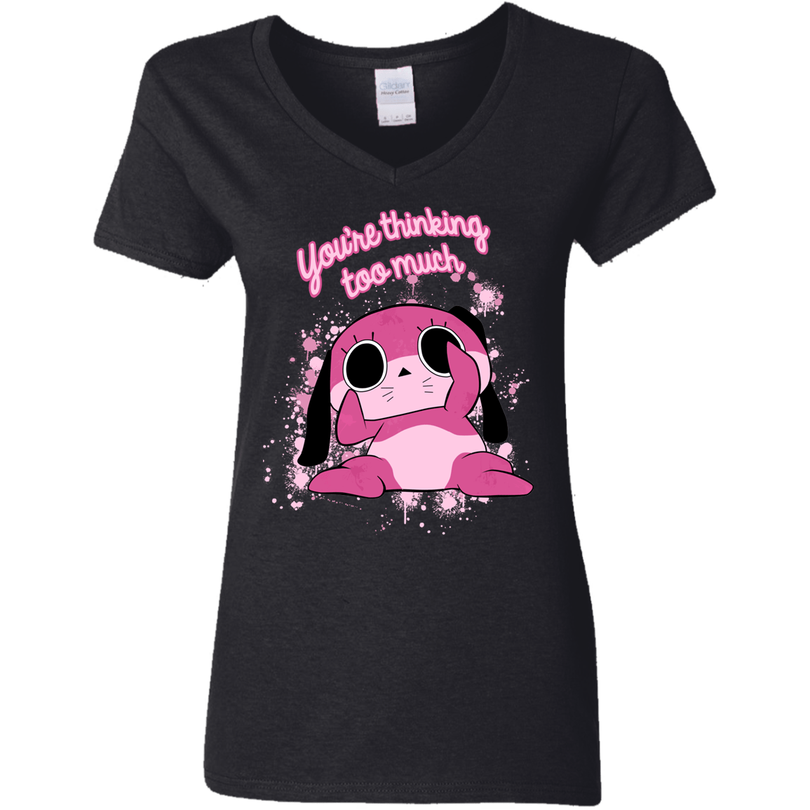 T-Shirts Black / S Maromi Women's V-Neck T-Shirt