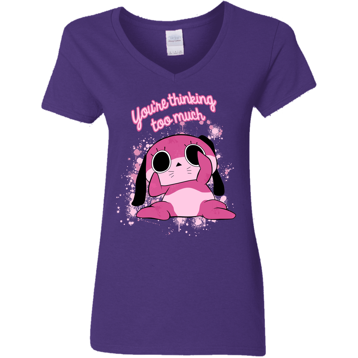 T-Shirts Purple / S Maromi Women's V-Neck T-Shirt