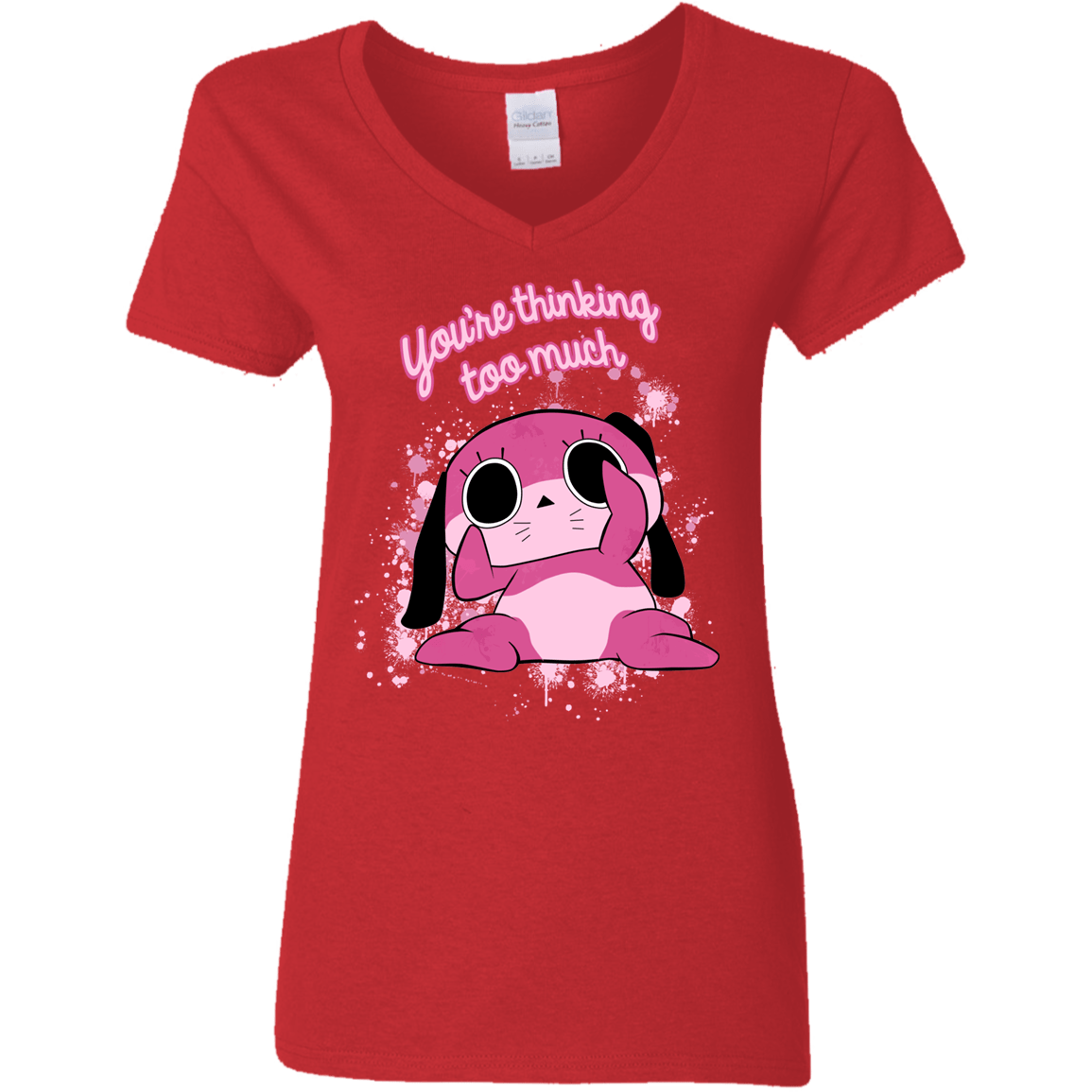 T-Shirts Red / S Maromi Women's V-Neck T-Shirt