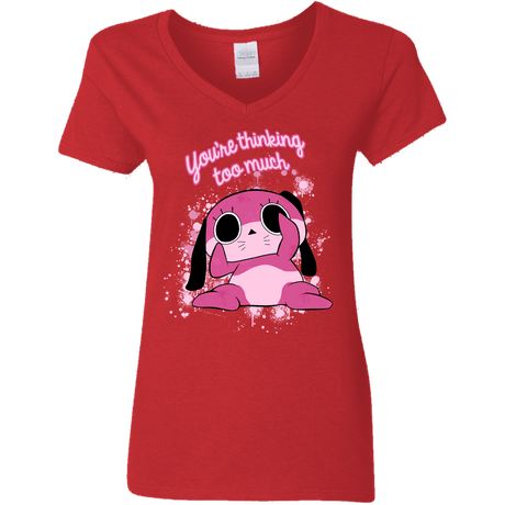 T-Shirts Red / S Maromi Women's V-Neck T-Shirt