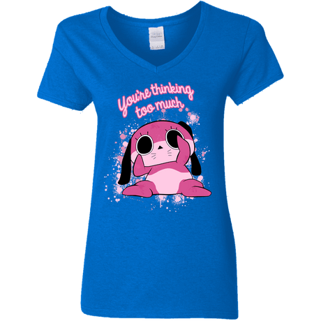 T-Shirts Royal / S Maromi Women's V-Neck T-Shirt