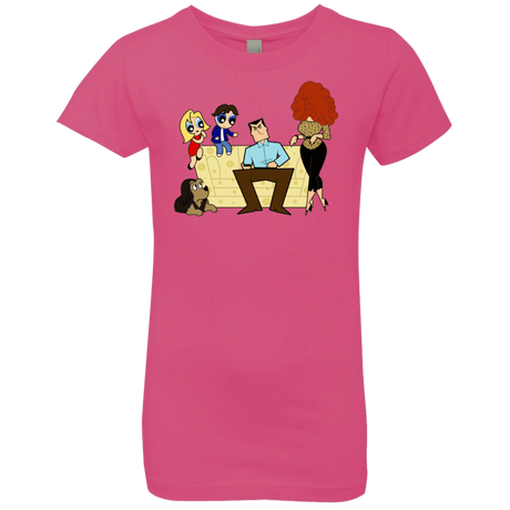 T-Shirts Hot Pink / YXS Married with Puffs Girls Premium T-Shirt