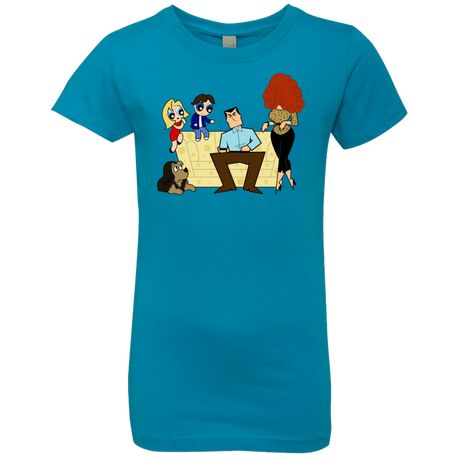 T-Shirts Turquoise / YXS Married with Puffs Girls Premium T-Shirt