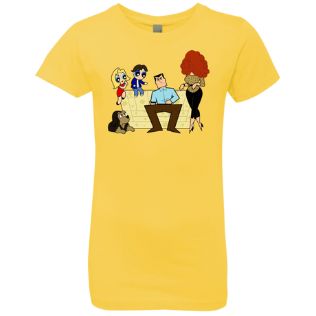 T-Shirts Vibrant Yellow / YXS Married with Puffs Girls Premium T-Shirt